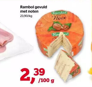 Spar Rambol gevuld met noten aanbieding