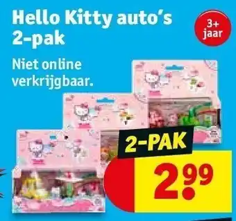 Hello kitty auto’s 2-pak