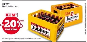 Spar Jupiler 24 x 25 cl of 24 x 33 cl aanbieding
