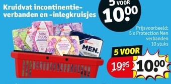 Kruidvat Kruidvat incontinentieverbanden en -inlegkruisjes aanbieding