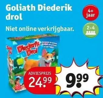 Kruidvat Goliath diederik drol aanbieding