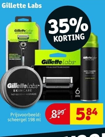 Kruidvat Gillette labs aanbieding