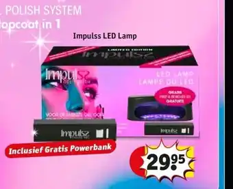 Kruidvat Impulss led lamp aanbieding