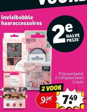 Kruidvat Invisibobble haaraccessoires aanbieding