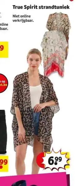 Kruidvat True spirit strandtuniek aanbieding