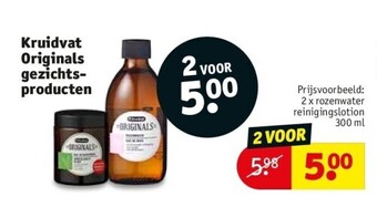 Kruidvat Kruidvat originals gezichtsproducten aanbieding