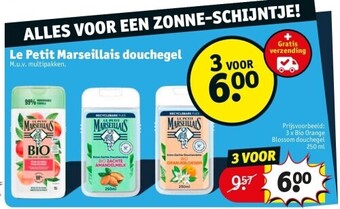 Kruidvat Le petit marseillais douchegel aanbieding