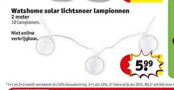 Watshome solar lichtsnoer lampionnen 2 meter