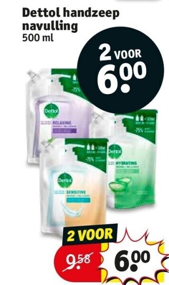 Dettol handzeep navulling 500 ml