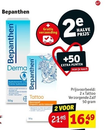 Kruidvat Bepanthen aanbieding