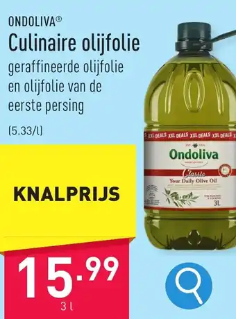 ALDI ONDOLIVAⓇ Culinaire olijfolie 3L aanbieding