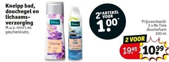 Kruidvat Kneipp bad, douchegel en lichaamsverzorging aanbieding