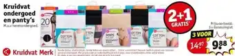 Kruidvat Kruidvat ondergoed en panty’s aanbieding