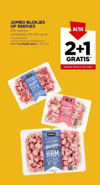 Jumbo blokjes of reepjes