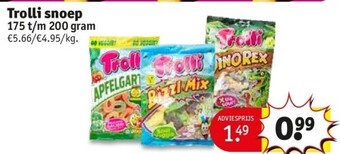 Kruidvat Trolli snoep aanbieding