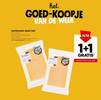 Jumbo Wapenaer sneetjes aanbieding