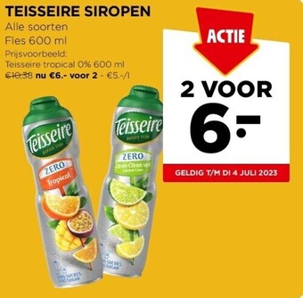 Jumbo Teisseire siropen aanbieding