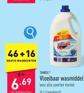 ALDI TANDILⓇ Vloeibaar wasmiddel aanbieding