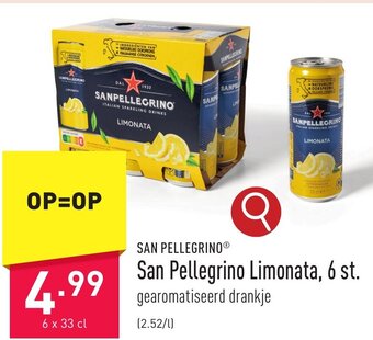 ALDI San Pellegrino Limonata, 6 x 33cl aanbieding
