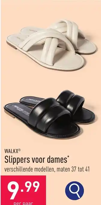 ALDI WALKXⓇ Slippers voor dames* aanbieding