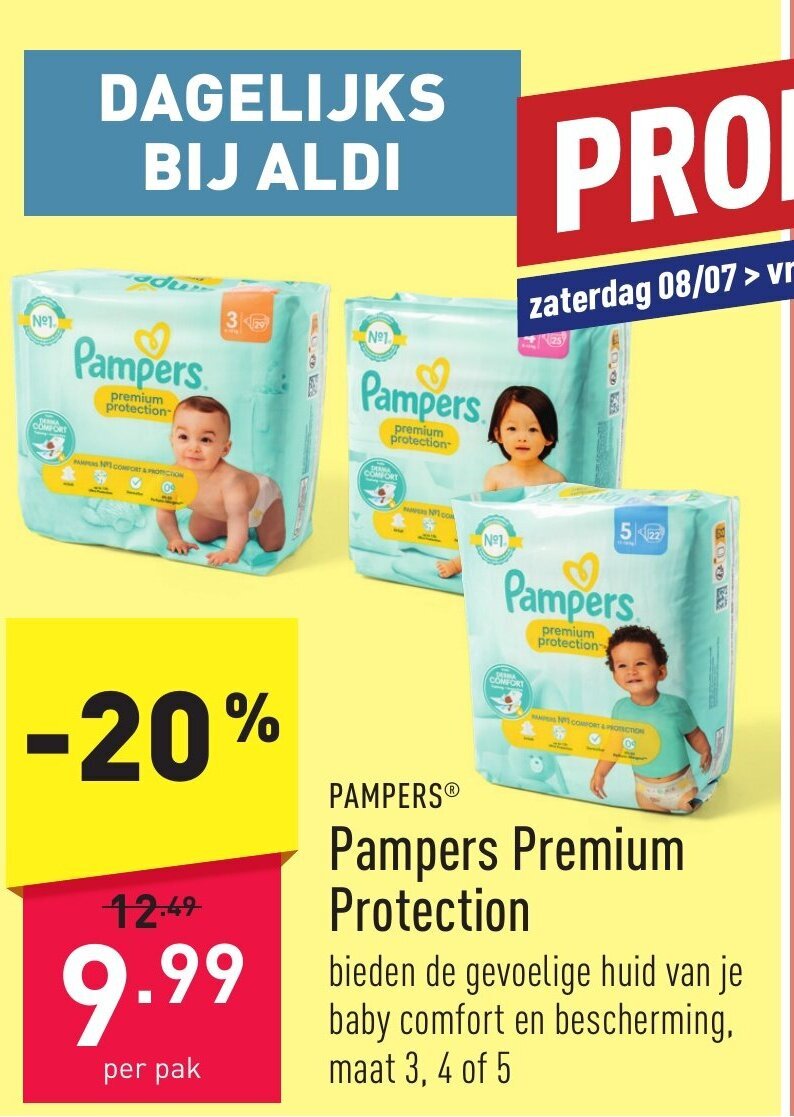 PAMPERSⓇ premium protection promotie bij ALDI