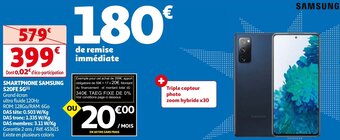 Auchan SMARTPHONE SAMSUNG S20FE 5G aanbieding