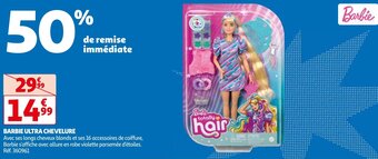 Auchan BARBIE ULTRA CHEVELURE aanbieding