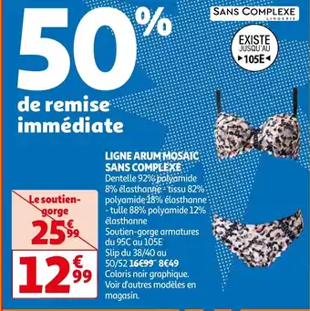 SANS COMPLEXE LIGNE ARUM MOSAIC SANS COMPLEXE