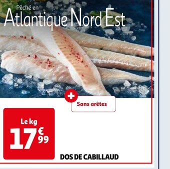 Auchan DOS DE CABILLAUD aanbieding