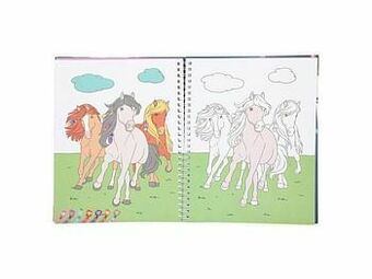 Multi bazar Miss Melody Kleurboek Met Magic Viltstiften aanbieding