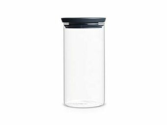 Multi bazar Voorraadpot Glas 1.1L Deksel Dark Grey aanbieding