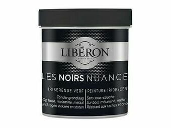 Multi bazar Libéron Zwarttinten 0,5L Mat Black Red aanbieding