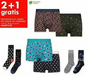Herenboxers en -sokken
