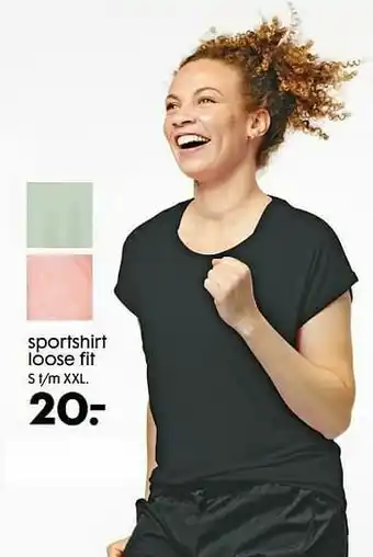 Sportshirt loose fit