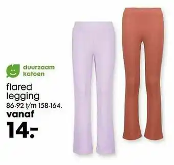Flared legging