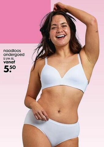 HEMA Naadloos ondergoed aanbieding