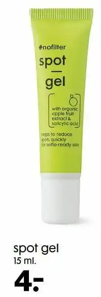 HEMA Spot gel aanbieding