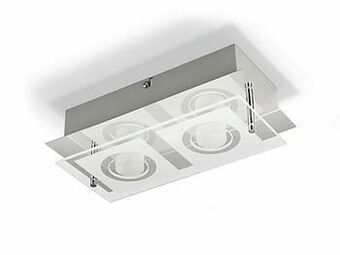 Multi bazar Polygon Ceiling Lamp Chrome 2X4.3W 230V aanbieding