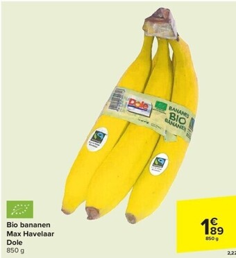 Bio bananen max havelaar dole
