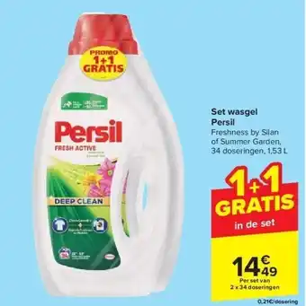 Carrefour Set wasgel persil aanbieding