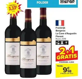 Carrefour Frankrijk bergerac la cave d’augustin florent aanbieding