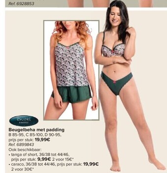 Carrefour Beugelbeha met padding aanbieding