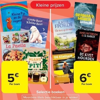 Carrefour Selectie boeken aanbieding