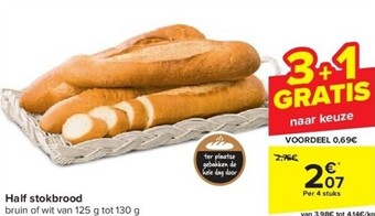 Carrefour Half stokbrood aanbieding