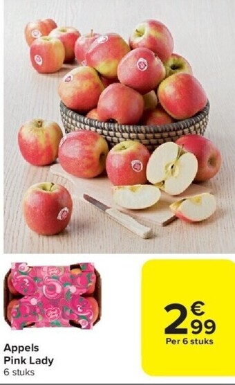 Carrefour Appels pink lady aanbieding