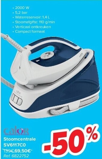 Carrefour Stoomcentrale sv6117c0 aanbieding