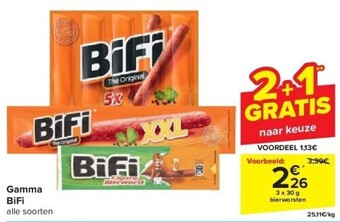 Carrefour Gamma bifi aanbieding