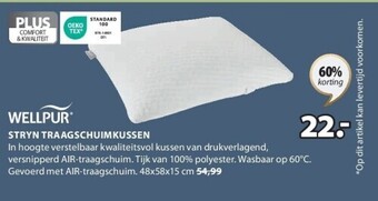 Jysk Stryn traagschuimkussen aanbieding