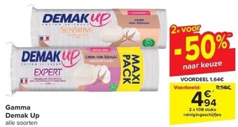 Carrefour Gamma demak up aanbieding
