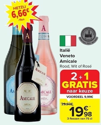 Carrefour Italië veneto amicale aanbieding